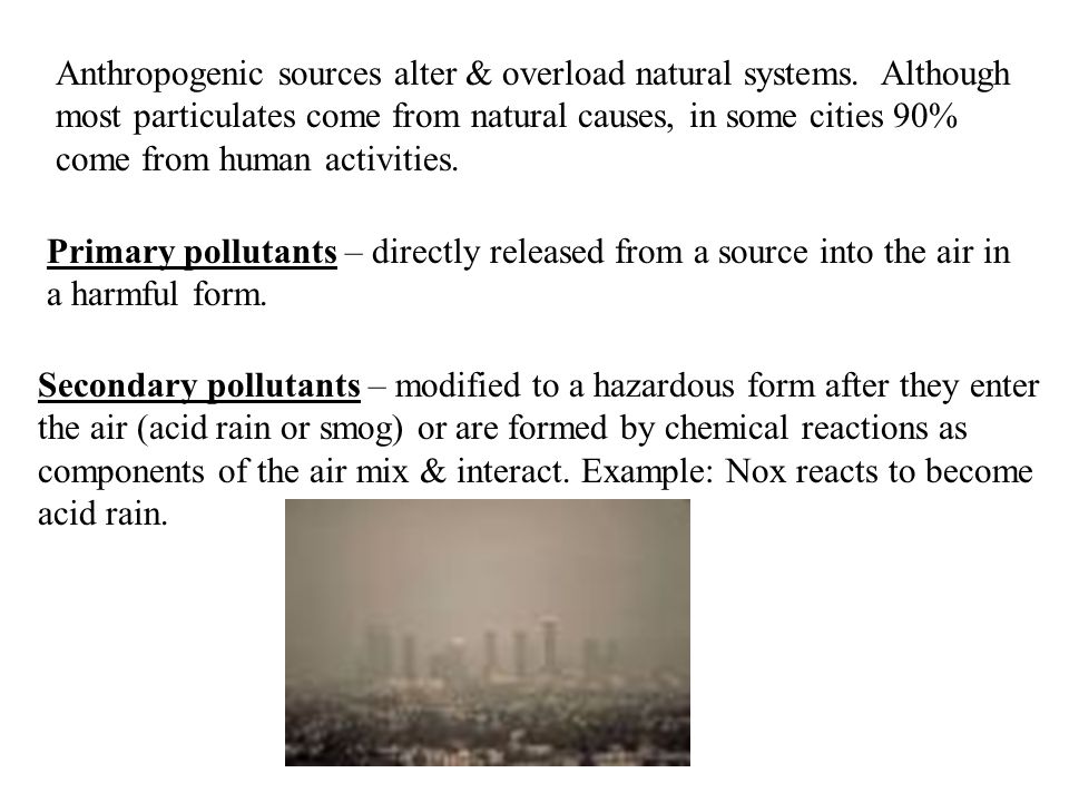 Where Does Air Pollution Come From?